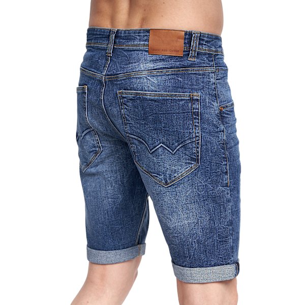 Duck and Cover Herr Musstone Denim Shorts Mid Wash 30R