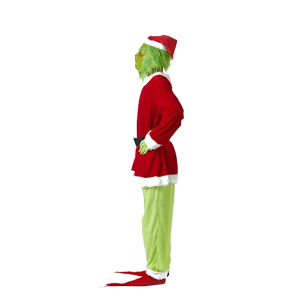 Vuxen Cosplay Kostym, Julgrön Monster Kostym Set XXL