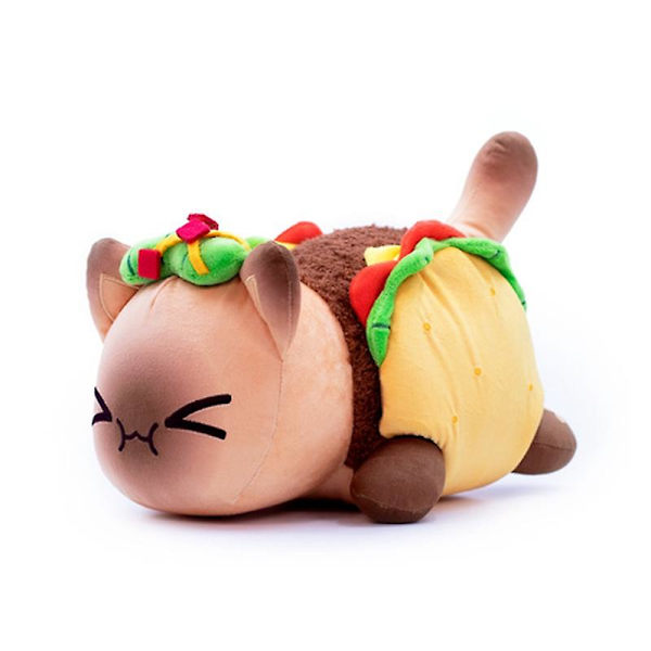 Aphmau Meemeows Kosedyr Plysjleke Cola Pommes Frites Hamburger Brød Smørbrød Mat Kattedukke Plysj Sovepute Barn Julegaver 2