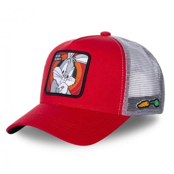 Mickey Snapback Bomull Baseball Cap & Dad Mesh / Trucker Hat BUGS RED