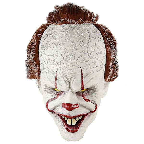 Vuxna barn Pennywise Cosplay Kostym Halloween Party Clown Kvinnor Set_nn V Grey Without mask Adult XXL