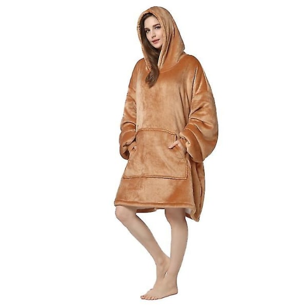 Pars hjemmekjær forttykket varm kald ekte hettepyjamas skin