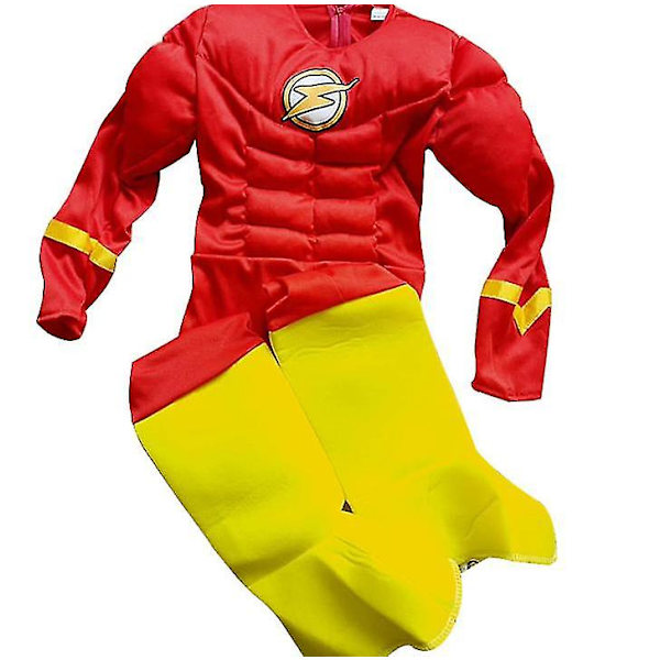 Lasten Flash Cosplay -asu, lasten Cosplay -sukkahousut S