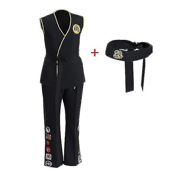 Anime Game Kof Costume Cobra Kai Val Armorr Karate Uniform-i 160cm