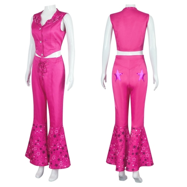 Barbie - Kostym - Dress - Cospay Haoween - Pink L