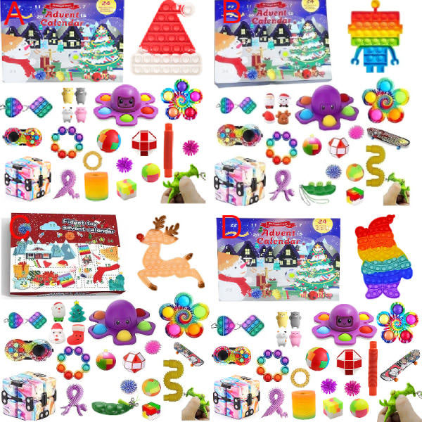 Christmas Toy Fidget Adventskalender 2022 Julleksaker B-Robots