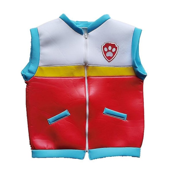 Cosplay kostym för barn Ryder Vest Character Hoodie Jacka V S
