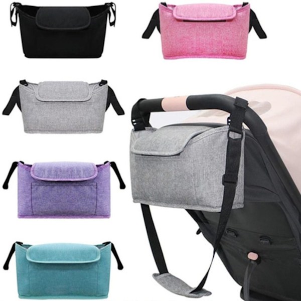 Barnevogn Taske Barnevogns Organizer ROSA pink