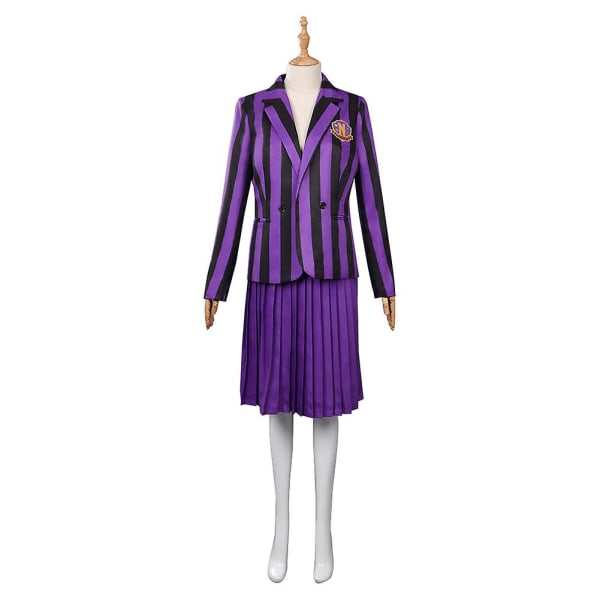 Onsdag Addams Enid Sinclair Joy Sunday Cosplay sett Joy Female Size xxl