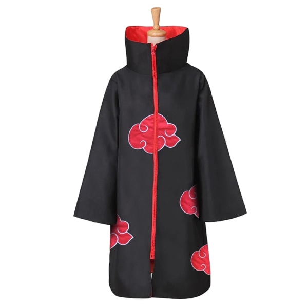 Børns Anime Naruto Cosplay Akatsuki Kappe Uchiha Fest Kostume A W A:125