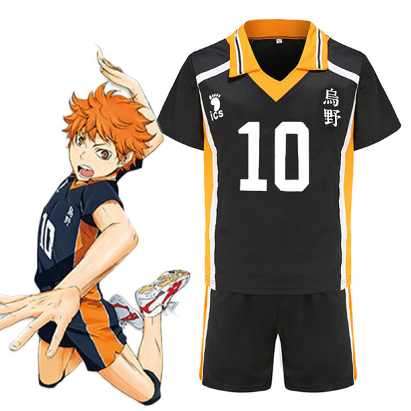 Anime Haikyuu Cosplay Kostyme Karasuno Videregående Skole Volleyball C HM V AS