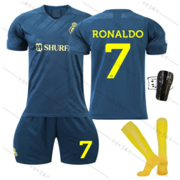 Al-Nassr FC Borta RONALDO 7# Set för vuxna/barn W 28