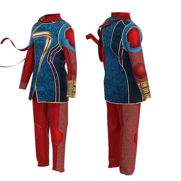 Ms. Marvel Cosplay TV Superhjälte Ms. Marvel Captain Marvel V 160