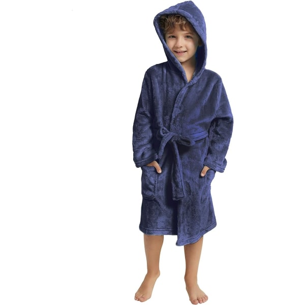 Pojkar, flickor, badrockar, badrockar för toddler , plysch för barn, mjuk korallfleece med huva, pyjamas, nattkläder för barn