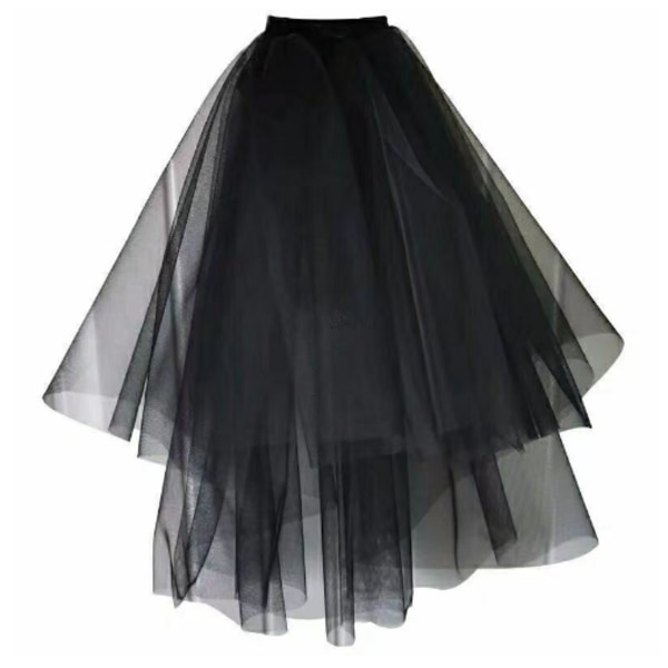 Svart Spetsslöja Bröllop Halloween Veil style 2