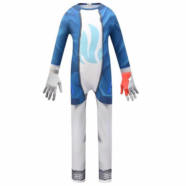 Halloween kostymer för barn Anime Pocket Devs Robloxing Cosplay Body Pojkar Spelkaraktär Kläder Karneval Festkläder W 110 (3-4 T)