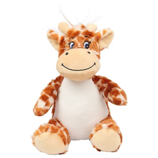 Mumble Printme Mini Plyschleksak En one size Giraffe Brun Giraffe Brown One Size