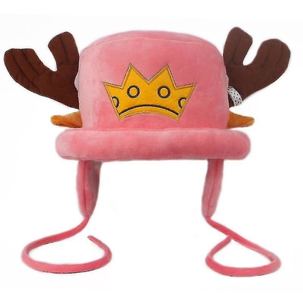 Anime Kawaii Plysjlegetøj Cosplay Tony Chopper Bomuldshat Varm hue til kostume Voksen Unisex Tilbehør Gaver 8