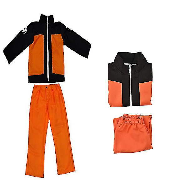 Naruto Uzumaki Naruto Generation Cos -asu, Ming Stage -näyttelijän rekvisiitta, aikuisten FPDM 140cm