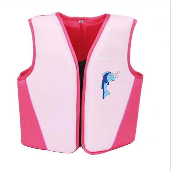 Professionelle børne redningsveste Oppustelige svømme redningsveste Børn læring skum redningsvest W Pink M 3-6 age