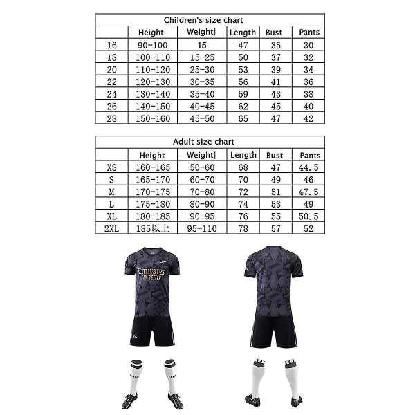 22-23 Arsenal fotbollströja kortärmad set W 20