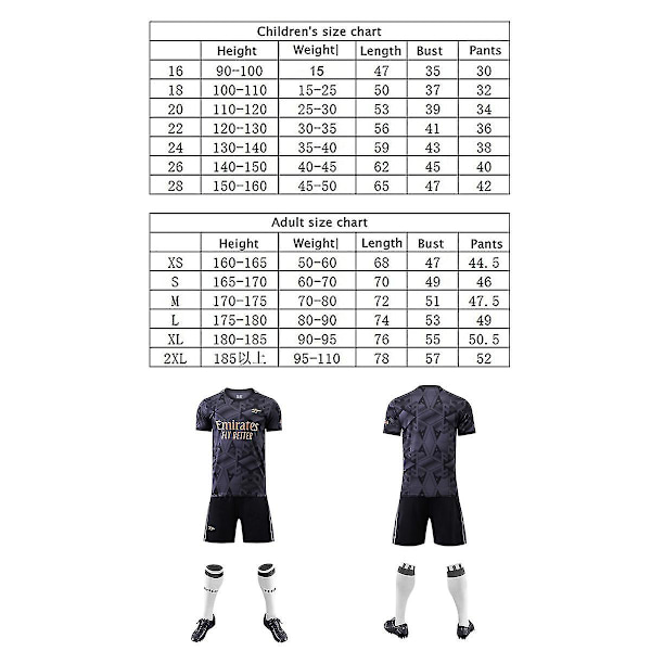 22-23 Arsenal jalkapallopaita lyhythihainen setti W xxxl
