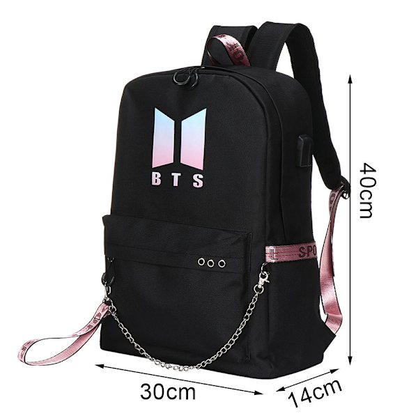 BT21 Skole Rygsæk Chain Rygsæk Axel Tasker W