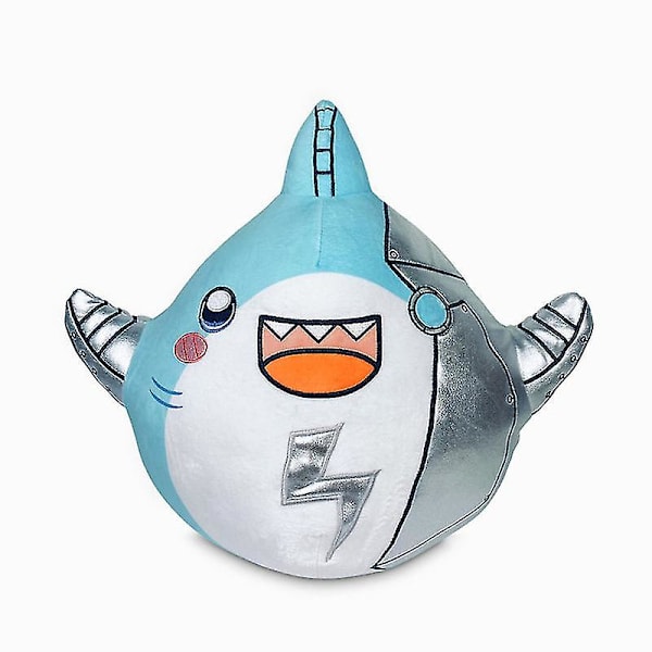 Lankybox Plyslegetøj Foxy Boxy Rocky Shark Milk Robot Bamse Dukke Børn Gave W Mechanical Shark