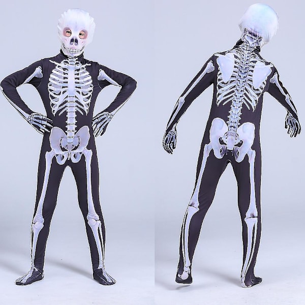 Halloween-asu Luurankoasut lapsille ja aikuisille V 160