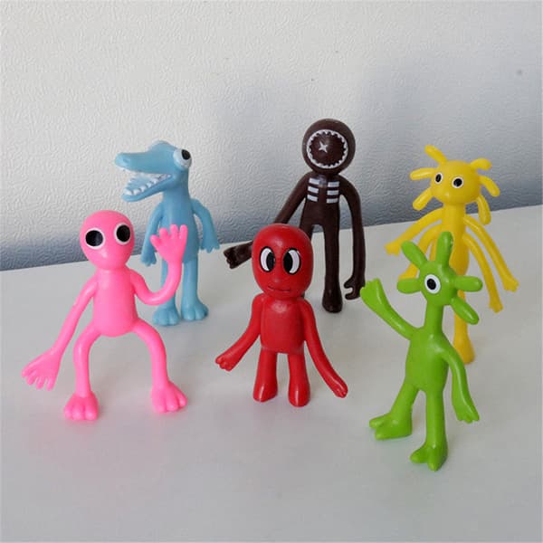 Rainbow Friends Actionfigurer Leksaker Set Julklapp V 12PCS