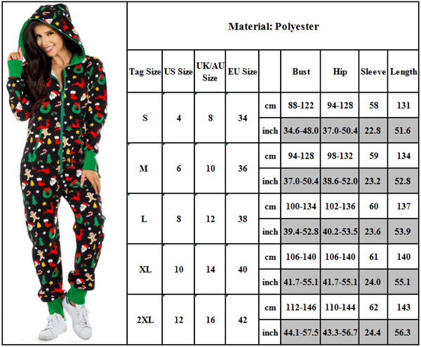 Kvinnors One Piece Print Sovkläder Julpyjamas Jumpsuit Yz Snowflake-red M