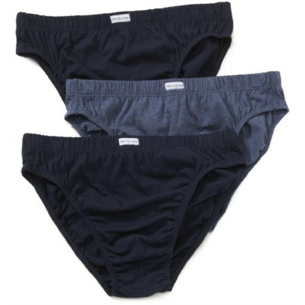 Fruit Of The Loom Herre Klassiske lip Briefs (pakke med 3) Blues V Blues Mixed S