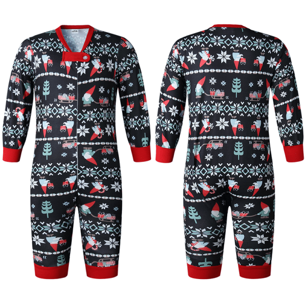 Voksen Barn Familie Matchende Jul Pyjamas Xmas Nattøy Pyjamas PJs Sett Baby 6-12 Month