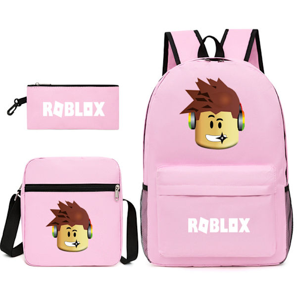 reppu matkalaukku opiskelijan koululaukku 3PCS setti