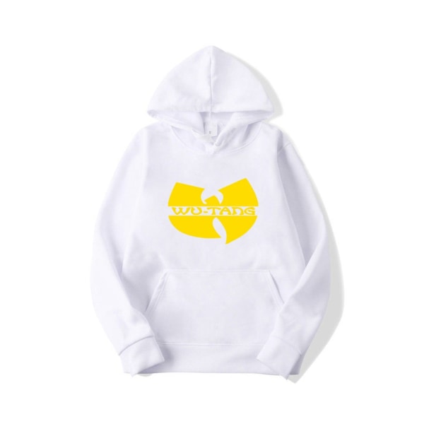 Hoodies Langærmet Hood Sweatshirt Toppbukser Sæt - White Hoodie 3XL