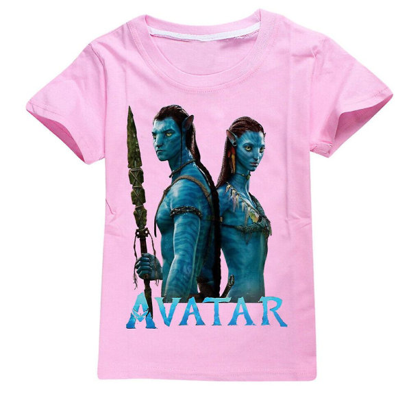 Kids Avatar 2 The Way Of Water Kortärmad 100 % bomull T-shirt Present - Pink 170CM 13-14Y