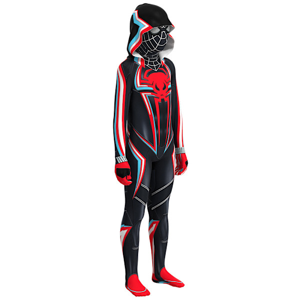Barndräkt Spiderman Cosplay Jumpsuit Halloween Cosplay-asu 130cm