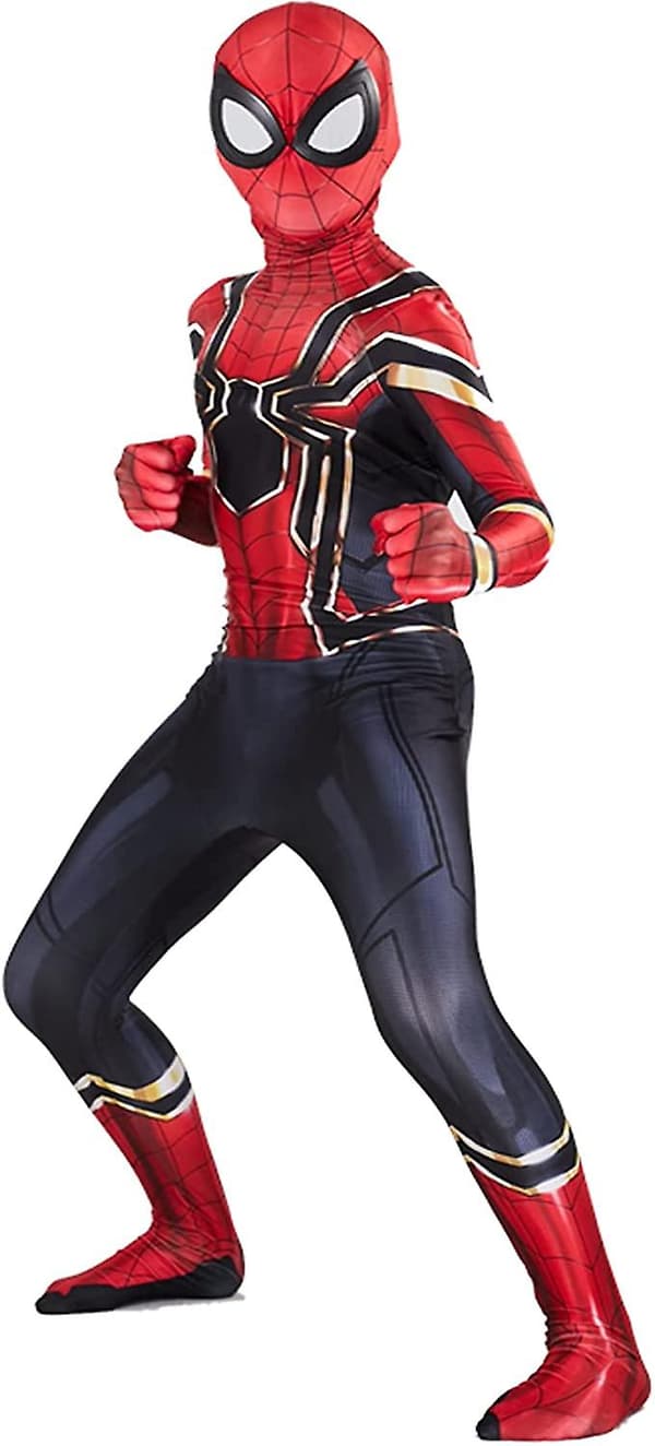 Tytön Iron piderman Cosplay -asu W S