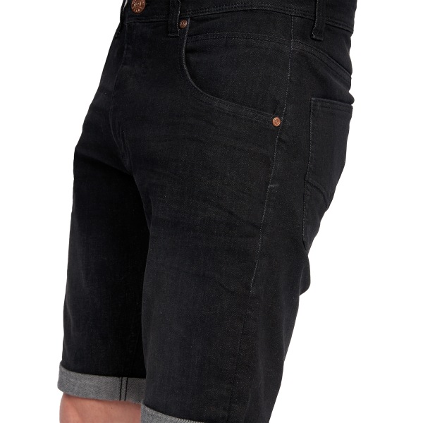 Duck and Cover Herr Musstone Denim Shorts Dark Wash 36R