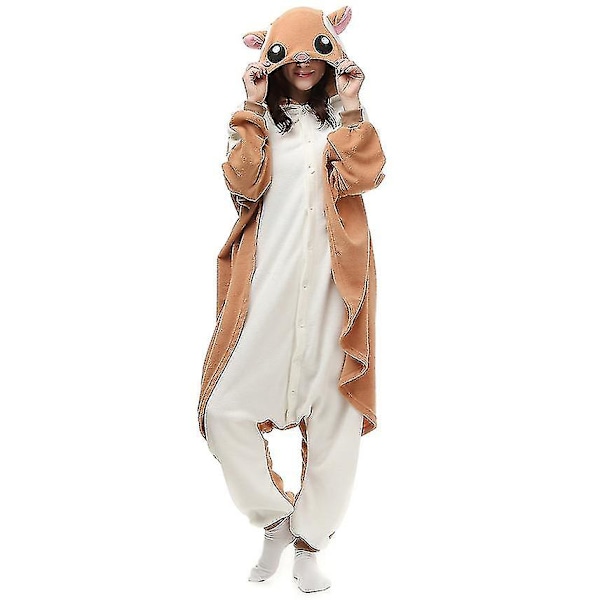 Flyvende egern pyjamas dyr onesie enhjørning pyjamas pegasus kostume kigurumi pyjamas halloween cosplay v M