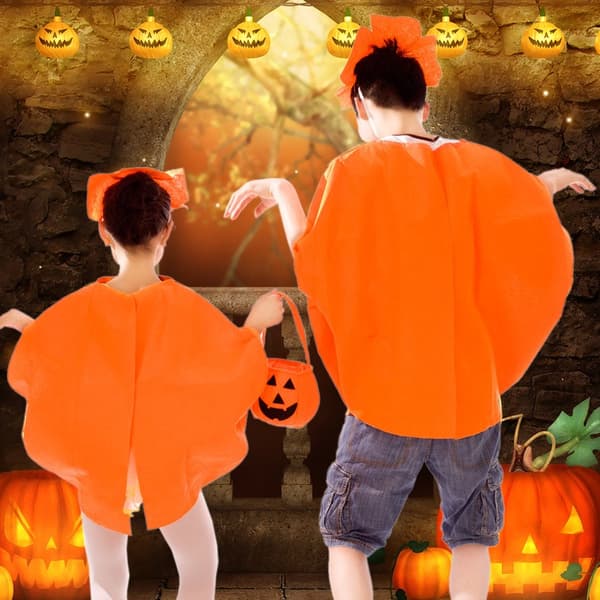 Pumpa Halloween kostym fÃ¶rÃ¤lder barn kostym bild V Parent-child 1 set