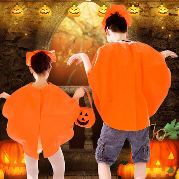 Pumpa Halloween-kostym förälder-barn kostym bild V Parent-child 1 set