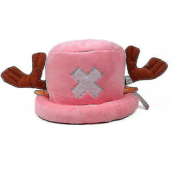 Anime Kawaii Plysjlegetøj Cosplay Tony Chopper Bomuldshat Varm hue til kostume Voksen Unisex Tilbehør Gaver 4