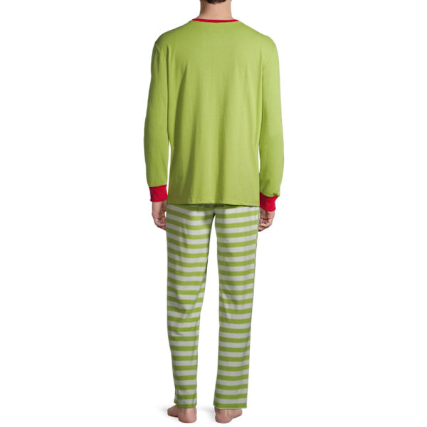 Julefamiliens matchende Grinch pyjamas outfits sovetøj Dad M