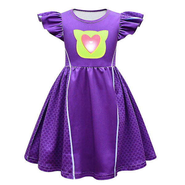 Lasten mekot Cosplay Superkitties -mekkot Superkitties -vaatteet purple 140cm