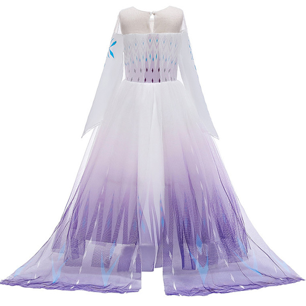 Elsa prinsessa -asu jäädytetty Elsa -mekko cm Light Blue 130