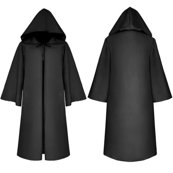 Pestaddoktor Reaper Cosplay Vuxna Barn Karneval Halloween Kostym Med Steampunk Mask_nn V Black without mask L