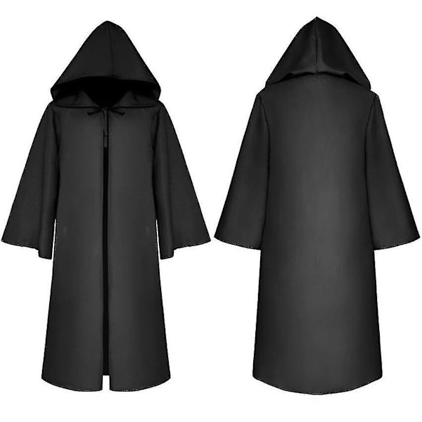 Ruttolääkäri Reaper Cosplay Aikuiset Lapset Karnevaali Halloween Puku ed Steampunk ask_nn V Black without mask M