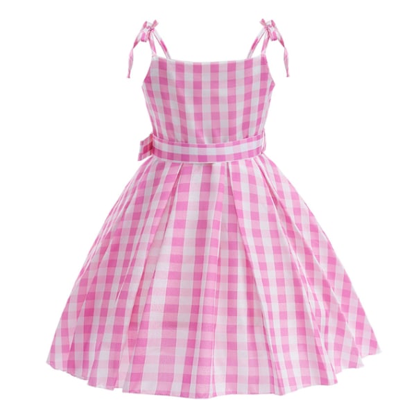 Ægte Barbie Vintage Doll Kjole Halloween Kostume til Piger 130cm