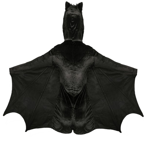 Vampyr Flaggermus Vinger Kappe Voksen Halloween Fancy Dress Kostyme M